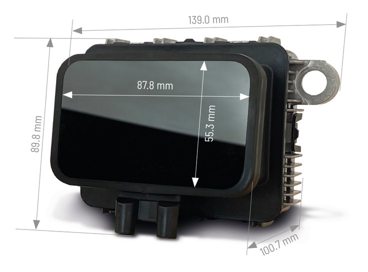 Rendering of the MOVIA Lidar Sensor. 